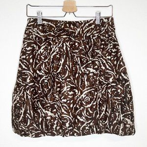 BANANA REPUBLIC Brown Silk Skirt